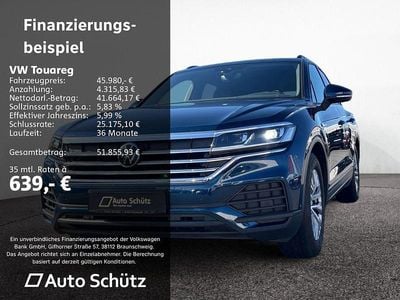 Gebraucht VW Touareg Basis 286 PS (210 kW) 2021 Aquamarinblau metallic SUV
