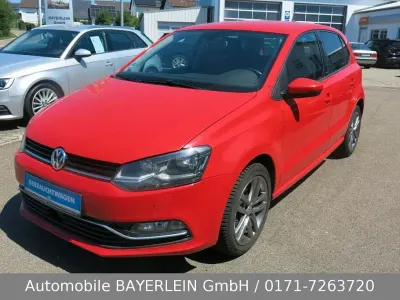 Gebraucht VW Polo Allstar 90 PS (66 kW) 2016 Rot Kleinwagen