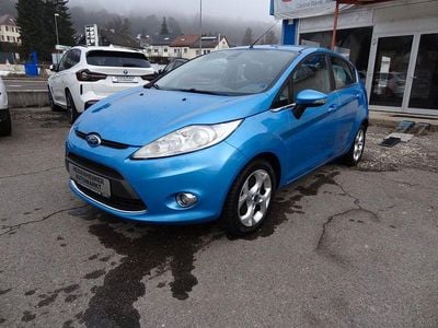 Gebraucht Ford Fiesta Titanium 82 PS (60 kW) 2009 Blau Kleinwagen