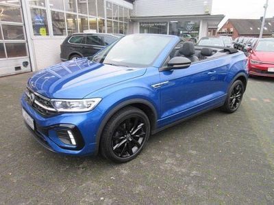 Gebraucht VW T-Roc Cabriolet R-line 150 PS (110 kW) 2023 Ravennablau schwarz (metallic) Cabrio
