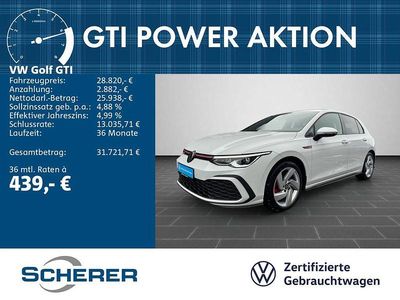 Gebraucht VW Golf VIII GTI 245 PS (180 kW) 2024 Pure white Limousine