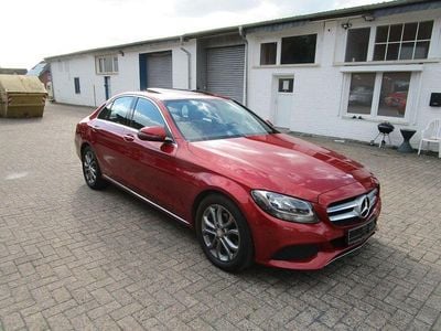 Brugt Mercedes C200 Avantgarde 136 HK (100 kW) 2015 Rød Sedan