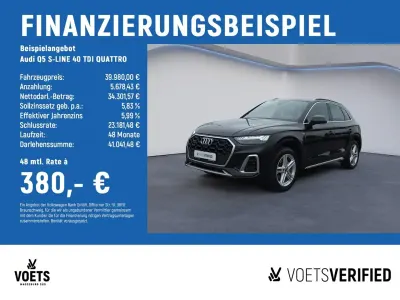 Gebraucht Audi Q5 S-Line 204 PS (150 kW) 2023 Schwarz SUV