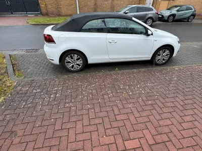 Gebraucht VW Golf Cabriolet Life 2014 Weiß Cabrio