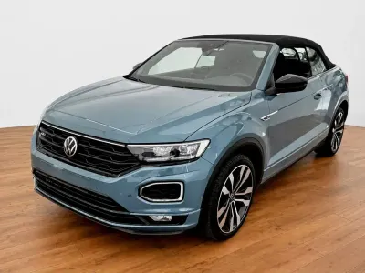 Second-hand VW T-Roc Cabriolet R-line 150 CP (110 kW) 2021 Albastru Cabrio