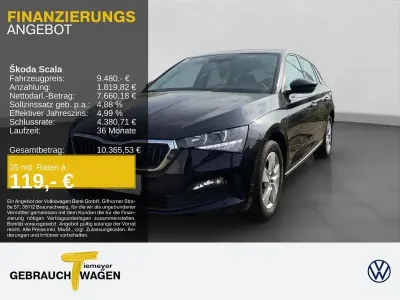 Gebraucht Skoda Scala Cool Plus 95 PS (69 kW) 2020 Schwarz Kleinwagen