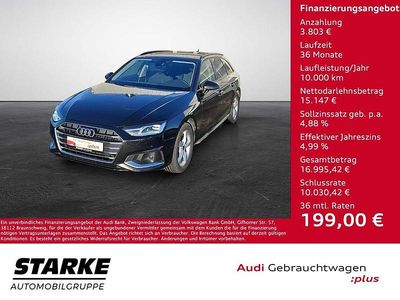 Schwarz Gebraucht 2022 Audi A4 Advanced Kombi | 18.950 € (Fairer Preis)