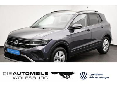 Gebraucht VW T-Cross Life 95 PS (69 kW) 2024 Grau (metallic) SUV