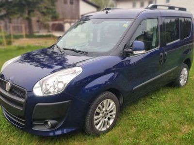 gebraucht Fiat Doblò Camper für 2 &TOP-Schreinerausbau Bett-Küche-Kühlbox