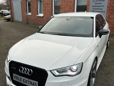 Gebraucht Audi A3 S-Line 110 PS (80 kW) 2014 Weiß Limousine