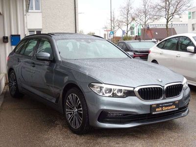 gebraucht BMW 520 d Touring SAG Sport Line Navi LEDer Pano HUD