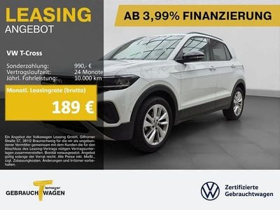 Gebraucht VW T-Cross Goal 116 PS (85 kW) 2025 Weiß SUV