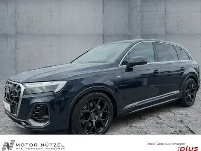 Begagnad Audi Q7 S-Line 340 HK (250 kW) 2025 Blå SUV