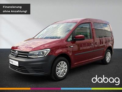 Gebraucht VW Caddy Trendline 84 PS (61 kW) 2016 Rot Van / Kleinbus