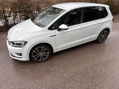 Gebraucht VW Golf Sportsvan LOUNGE 125 PS (91 kW) 2016 Weiß Van / Kleinbus