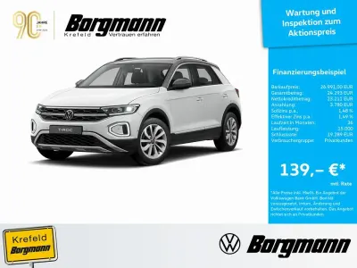 Gebraucht VW T-Roc Style 116 PS (85 kW) 2025 Weiss / pure white SUV