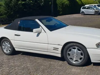 Gebraucht Mercedes SL320 231 PS (169 kW) 2006 Weiß Cabrio