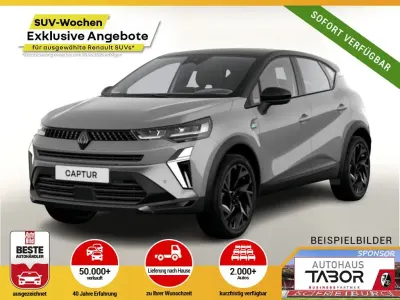 Neu Renault Captur Esprit Alpine 158 PS (116 kW) 2025 Grau (rafalgrau metallic + black pear) SUV