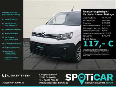 Gebraucht Citroën Berlingo PureTech 110 PS (80 kW) 2020 Weiß Van / Kleinbus