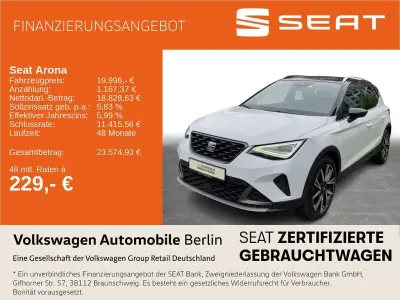 Gebraucht Seat Arona FR 110 PS (80 kW) 2022 Nevada weiß SUV