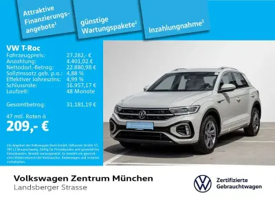 Gebraucht VW T-Roc R-line 150 PS (110 kW) 2024 Grau SUV