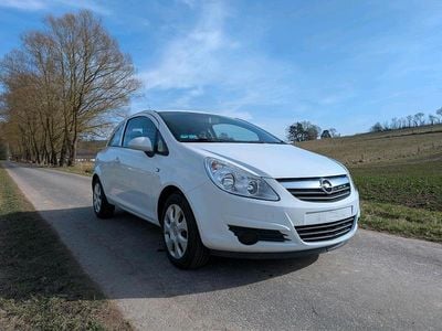 Gebraucht Opel Corsa 80 PS (58 kW) 2009 Weiß Kleinwagen