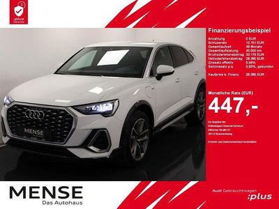 Weiß Gebraucht 2022 Audi Q3 Sportback S-Line SUV | 28.385 € (Fairer Preis)