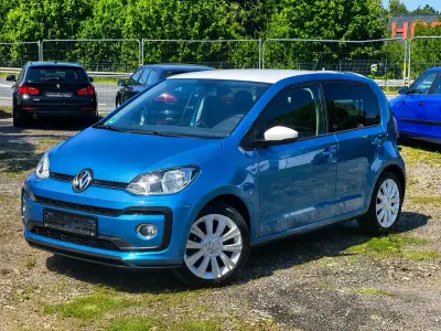 Gebraucht VW up! Sound 90 PS (66 kW) 2018 Blau Kleinwagen