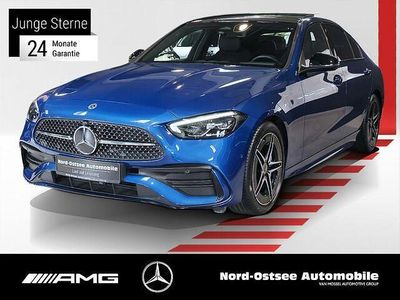 Gebraucht Mercedes C300 AMG 258 PS (189 kW) 2024 Blau metalliclack spektralblau metallic Limousine