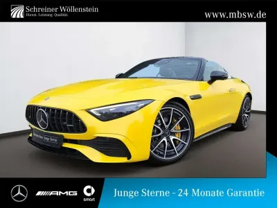 Occasion Mercedes SL43 AMG AMG 381 PK (280 kW) 2023 Geel Cabriolet