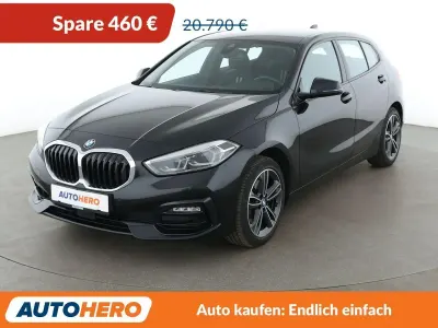 Gebraucht BMW 118 Sport Line 136 PS (100 kW) 2021 Saphirschwarz Limousine