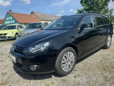 Gebraucht VW Golf VII 105 PS (77 kW) 2012 Schwarz Kombi