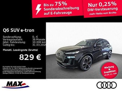 Neu Audi Q6 e-tron S-Line 284 kW (387 PS) 2025 Schwarz SUV
