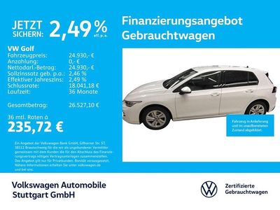 Oryxweiß perlmutteffekt Gebraucht 2024 VW Golf Life Limousine | 24.930 € (Fairer Preis)