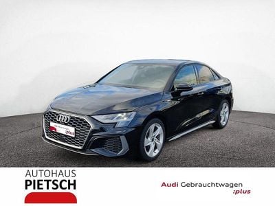 Mythosschwarz metallic Gebraucht 2022 Audi A3 S-Line Limousine | 27.940 € (Fairer Preis)