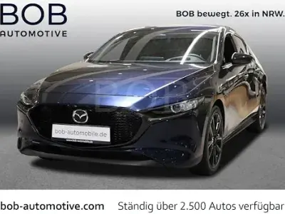 Gebraucht Mazda 3 Homura-Line 140 PS (102 kW) 2025 Deep crystal blue (blau) Limousine