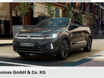 Gebraucht VW T-Roc Cabriolet R-line 150 PS (110 kW) 2025 Deep black perleffekt schwarz Cabrio