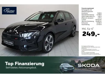 Nuova Skoda Octavia RS 265 CV (194 kW) 2025 Nero Station wagon
