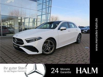 Gebraucht Mercedes A200 Advanced Plus 163 PS (119 kW) 2024 Unilack polarweiß Limousine