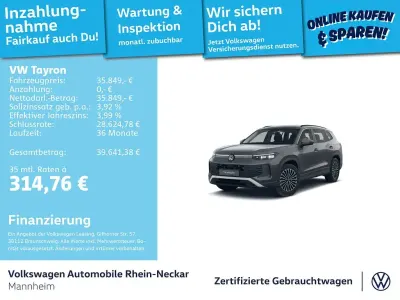 Gebraucht VW Tayron Life 150 PS (110 kW) 2025 Grau SUV