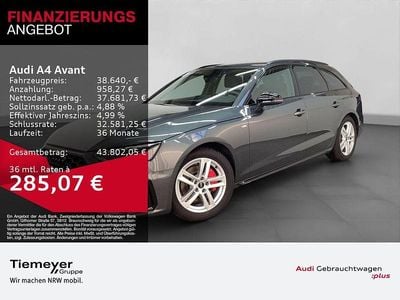 Grau Gebraucht 2025 Audi A4 S-Line Kombi | 38.640 € (Fairer Preis)