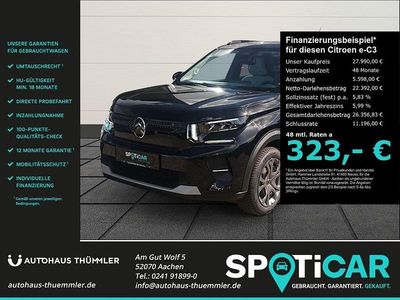Schwarz Gebraucht 2025 Citroën e-C3 Limousine | 27.990 € (Etwas zu teuer)
