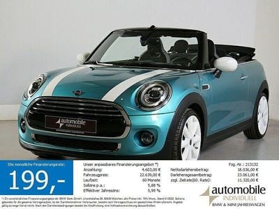 Usata Mini Cooper Cabriolet 136 CV (100 kW) 2021 Blu Cabrio