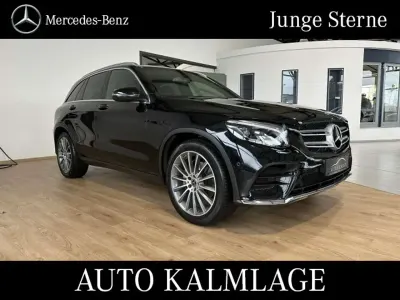 Gebraucht Mercedes GLC250 AMG line 211 PS (155 kW) 2017 Lack obsidianschwarz SUV