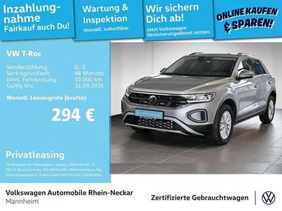 Pyritsilber metallic Gebraucht 2025 VW T-Roc Life SUV | 28.492 € (Superpreis)