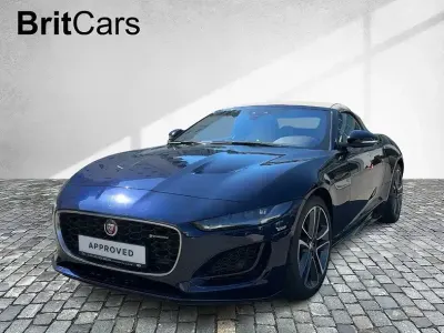 Usata Jaguar F-Type R-Dynamic 300 CV (220 kW) 2021 Blu Cabrio
