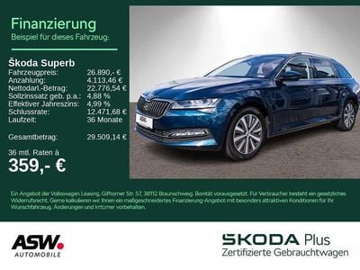 Usata Skoda Superb Style 200 CV (147 kW) 2023 Blu Station wagon