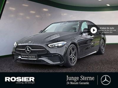 Gebraucht Mercedes C200 AMG 163 PS (119 kW) 2024 Schwarz / obsidianschwarz Limousine