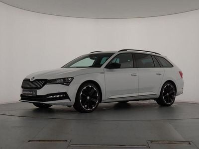 Usata Skoda Superb SportLine 204 CV (150 kW) 2022 Bianco Berlina