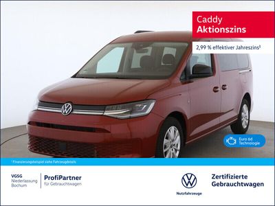 gebraucht VW Caddy Maxi Life TDI Navi Climatronic LED AHK Klima